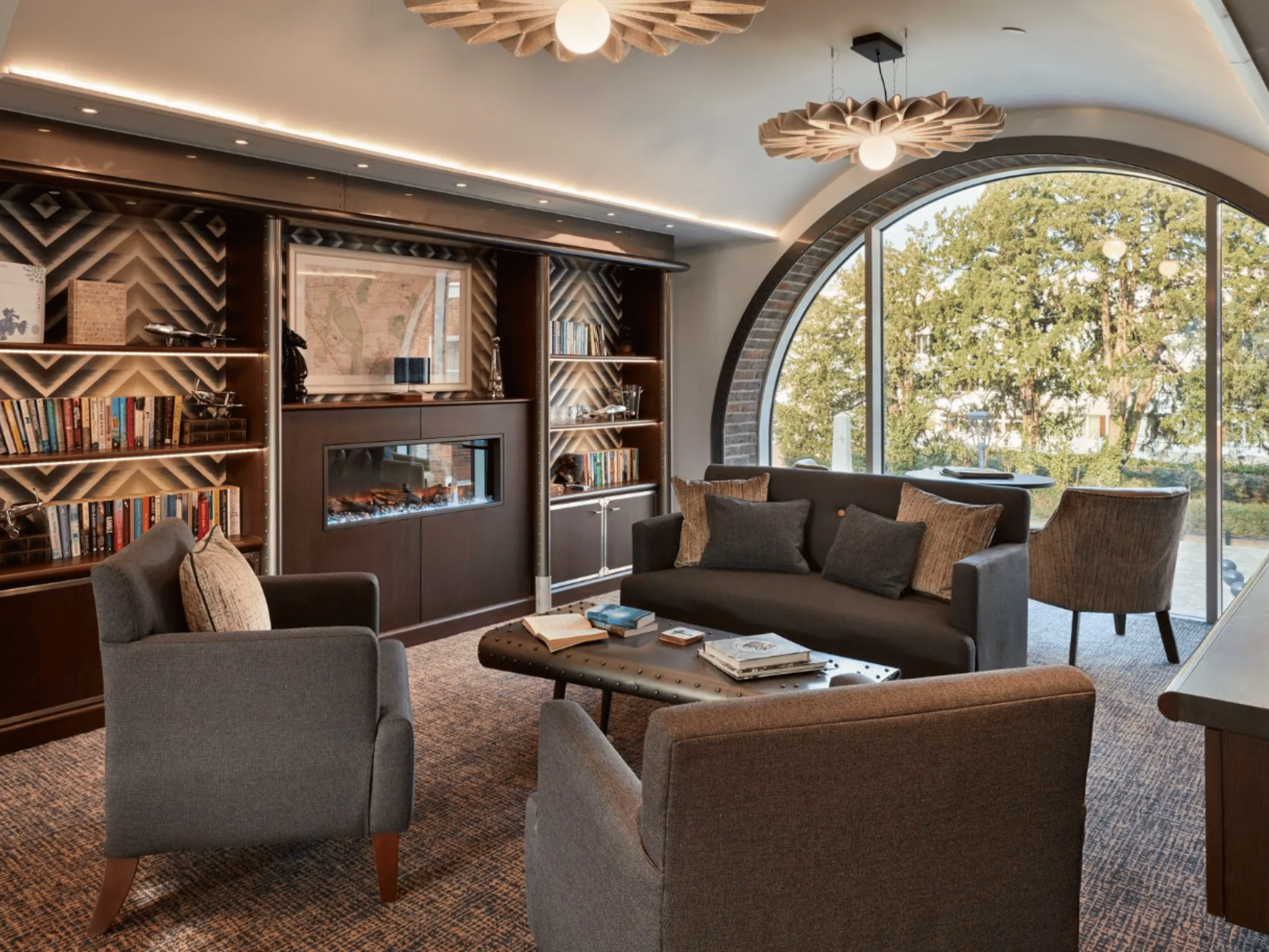 Interior picture of a Signature care home, featuring calming and comfortable furniture in a range of rooms, to support senior living.